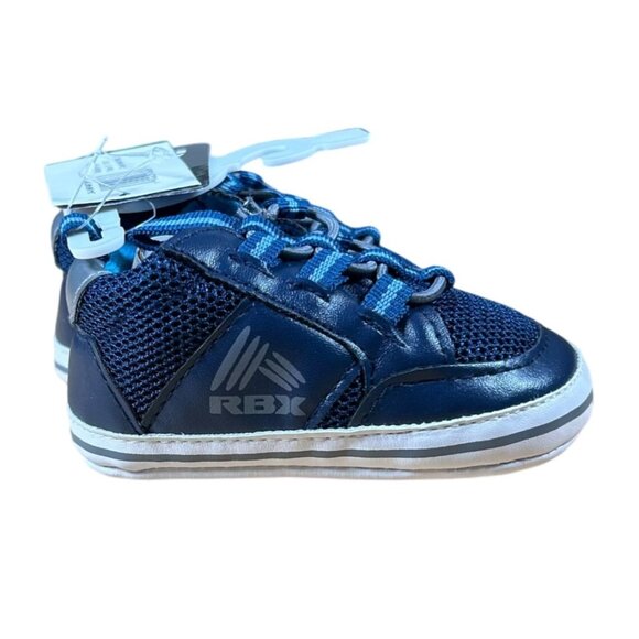 RBX Infant Crib Soft Sneakers Baby Size 3 in Navy Blue New With Tags! - Picture 1 of 6